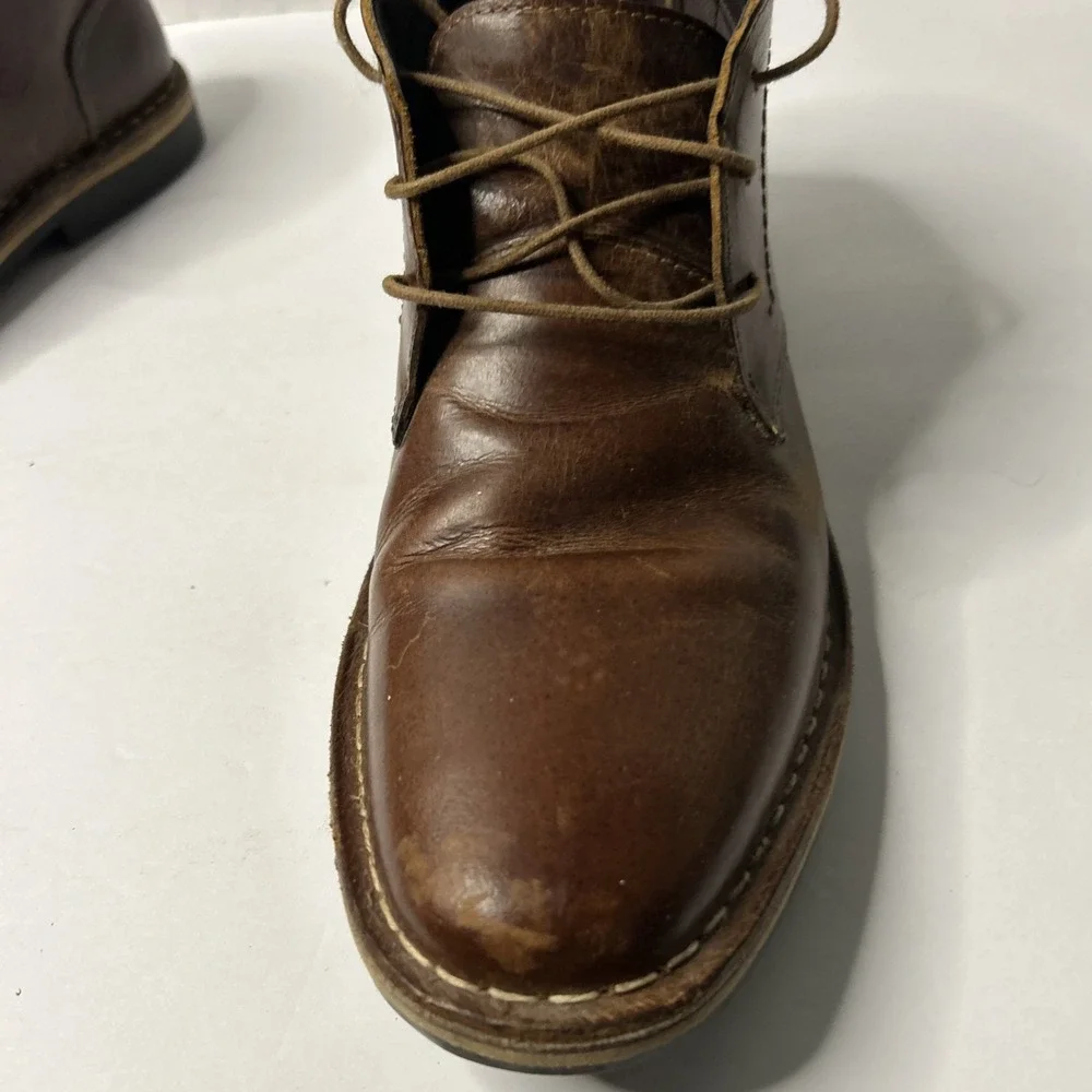 Steve Madden Harken Chukka Boot - Men's Size 8  Cognac Brown
